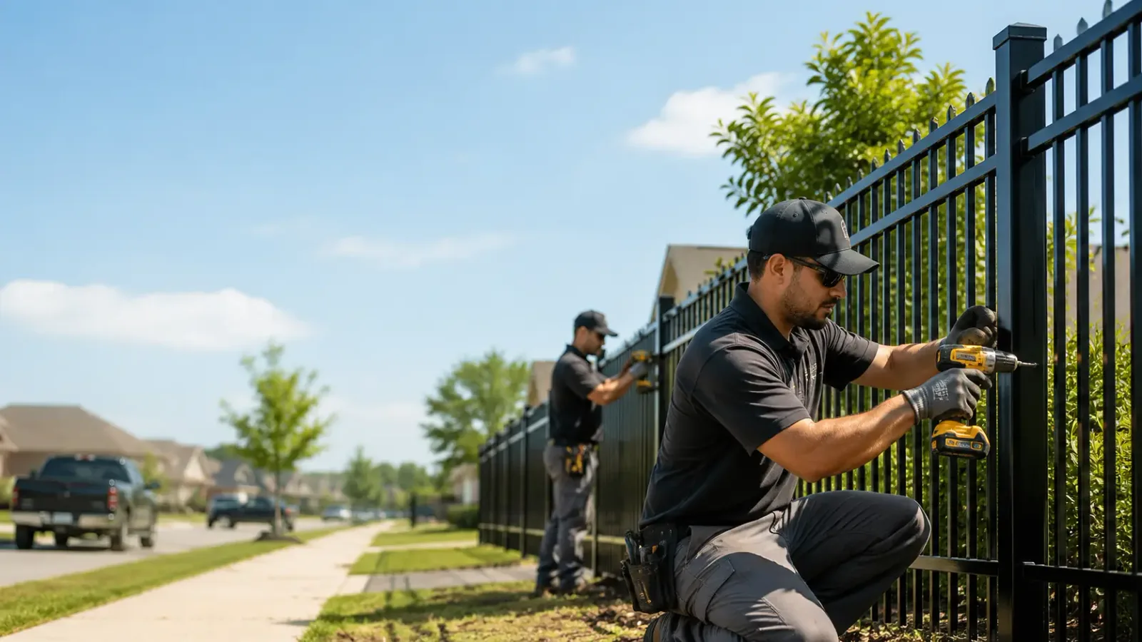 Metal Fence Installation in Oakwood, OK